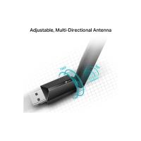 TP-LINK ARCHER T2U PLUS 2.4GHz 200Mbps+5GHz 433Mbps,1×HİGH GİAN ANTEN,USB 2.0 DUAL BAND WiFi USB ADAPTÖR